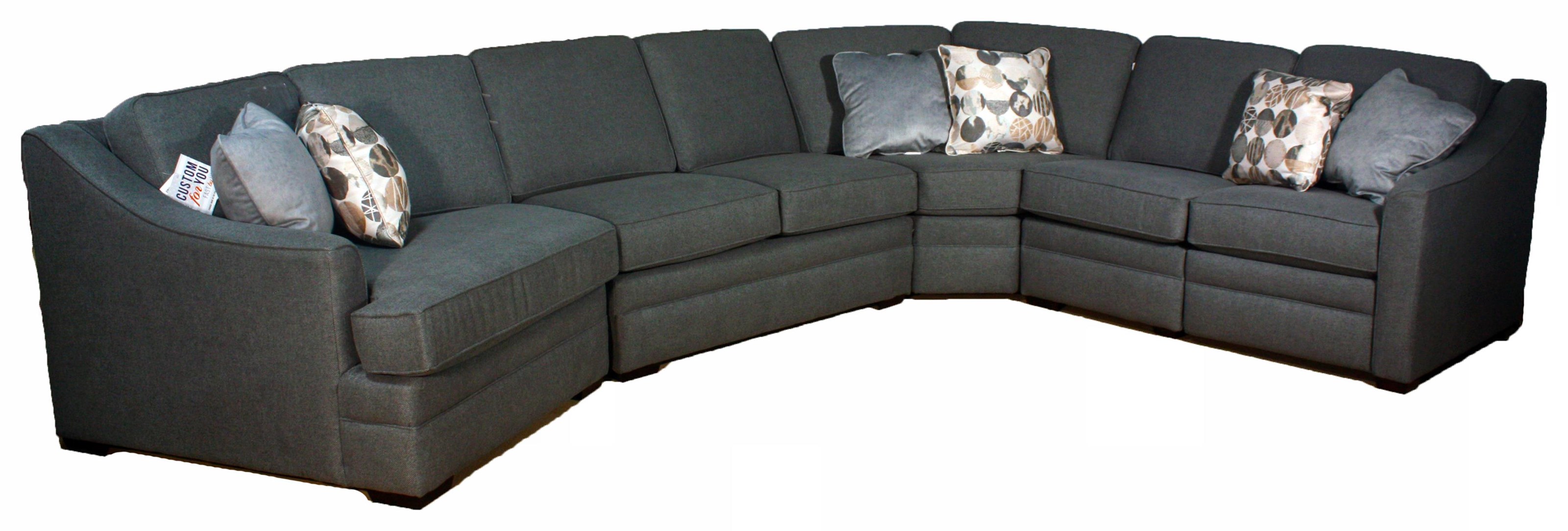 England Thomas 4t0094432059PRAMSLA Sectional with Power Recliner End